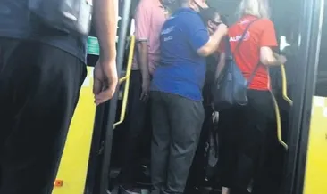 Metrobüste polise cinsel taciz