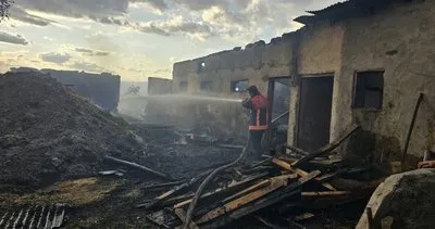 Sivas’ta köyde çıkan yangın zarara yol açtı #sivas