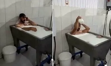 Son dakika haberi: Konya’daki süt banyosu skandalının başrolü Emre Sayar konuştu! Bir lastikçide iş buldum
