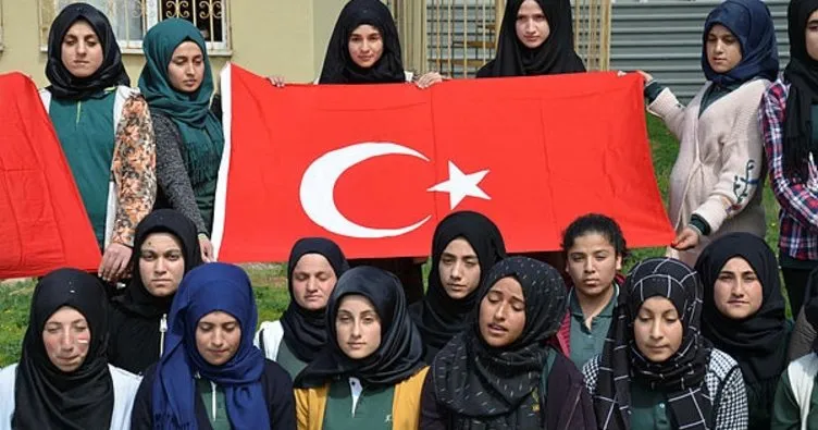 Hasköylü öğrencilerden ‘Afrin’ türküsü