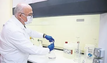 CBÜ, dezenfektanda seri üretime geçiyor