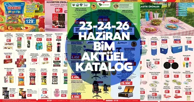 BİM AKTÜEL 23 - 24 - 26 HAZİRAN KATALOĞU | Bu hafta BİM’de neler var? Klima, tost makinesi...