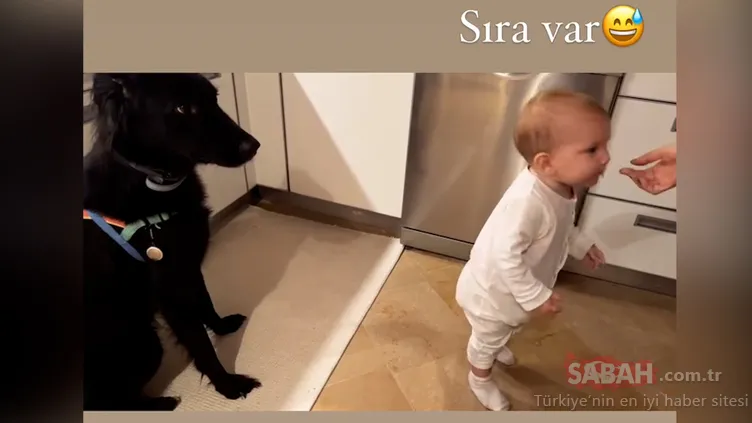 Aslı Enver minik kızı Elay’ın yemek yerken sevimli anlarını paylaştı! Aslı Enver: Sıra var!