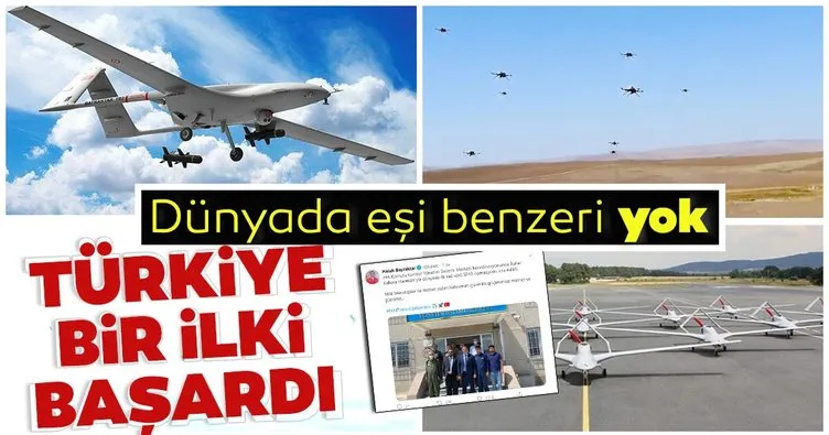 Sürü SİHA operasyonunu dünyada ilk kez Türkiye yaptı