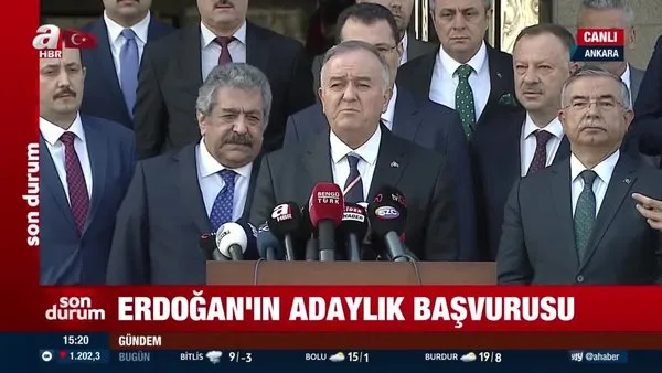 Son Dakika: Başkan Erdoğan'ın adaylık başvurusu yapıldı! AK Parti ve MHP'den ortak açıklama | Video