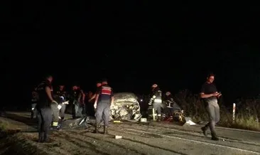 Tekirdağ’da zincirleme trafik kazası! 3 ölü, 2’si çocuk 4 yaralı var
