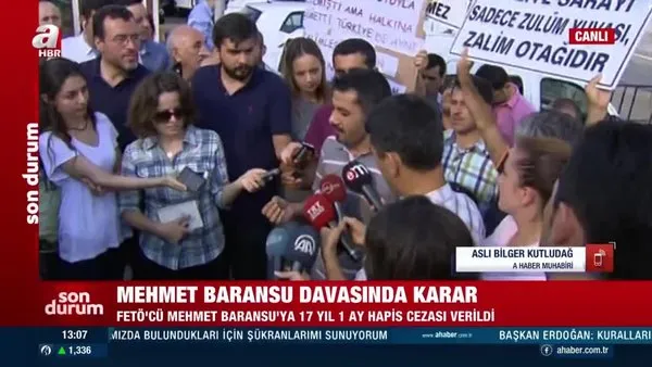 Son dakika! FETÖ'cü Mehmet Baransu'nun yargılandığı davada karar açıklandı | Video