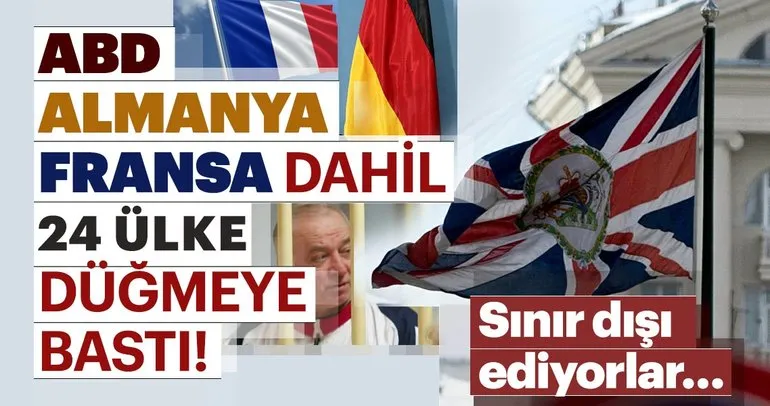 Dünyadan Rusya'ya casus tepkisi
