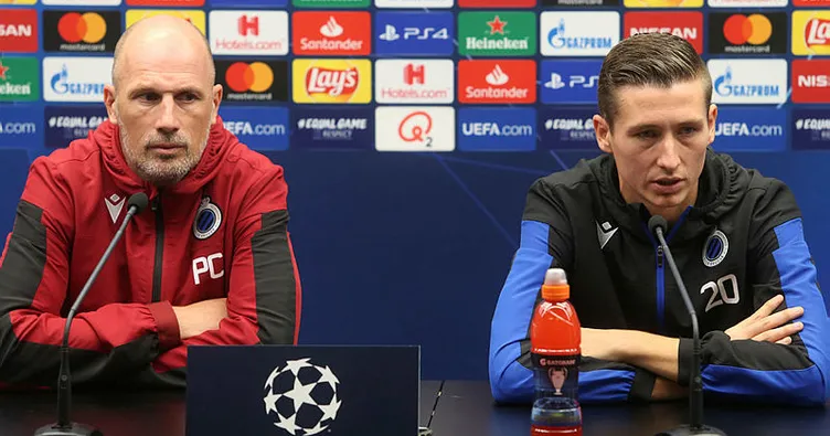 Club Brugge cephesi galibiyete odaklanmış durumda