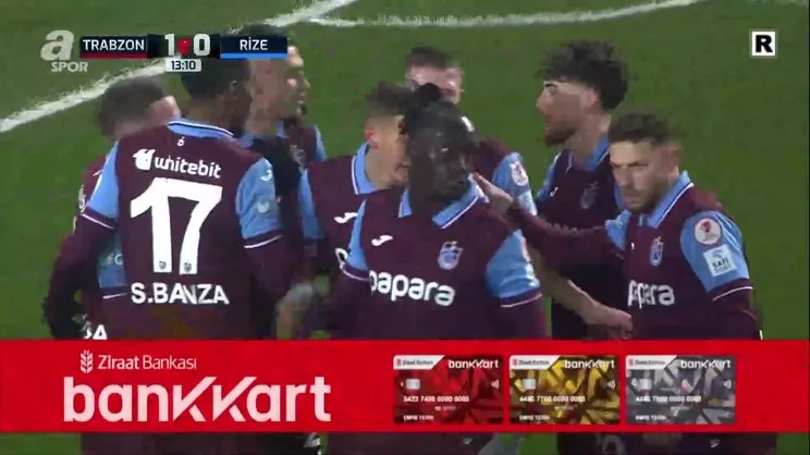 GOL | Trabzonspor 1-0 Ç.Rizespor