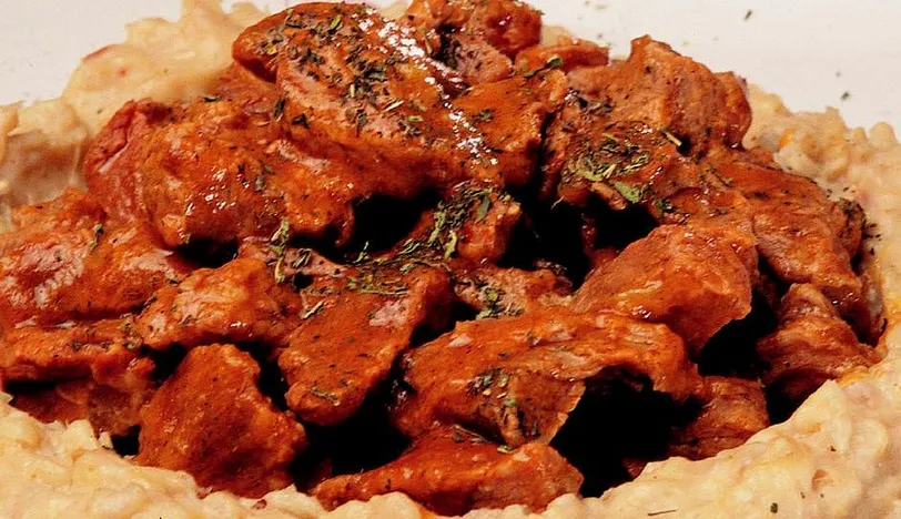 Keşkekli Kebap