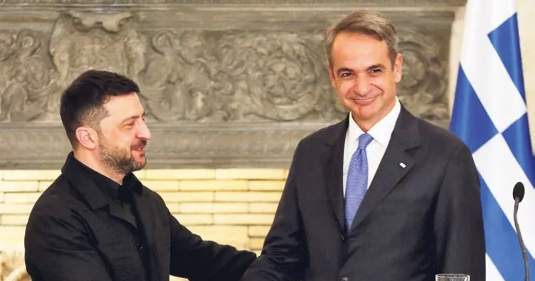 Zelenski, Atina’da temaslarda bulundu