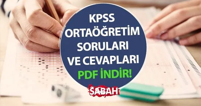 KPSS Ön Lisans 2020 ÖSYM Tıpkı Basım Türkiye Geneli Dijital ...