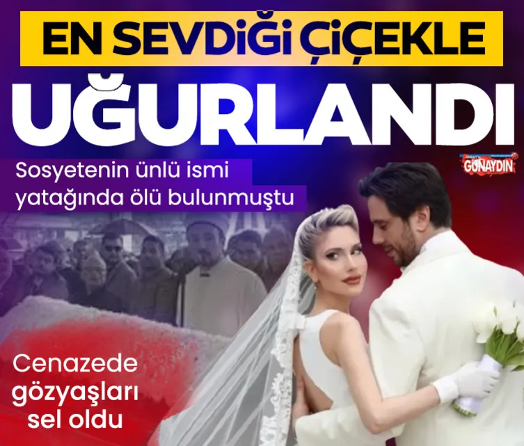 En sevdiği çiçekle uğurlandı