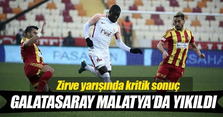 Galatasaray’a  Yeni Malatyaspor çelmesi