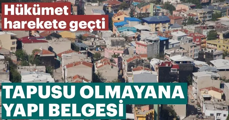 Tapusu olmayana yapı belgesi