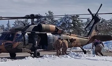 MSB’den Adana-Gaziantep otoyolunda mahsur kalanlar için helikopter desteği