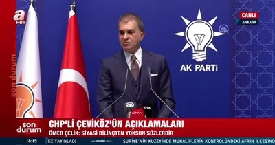 Ömer Çelik’ten MYK sonrası önemli açıklamalar: Türk gemisine yapılan arama hukuk dışıdır | Video