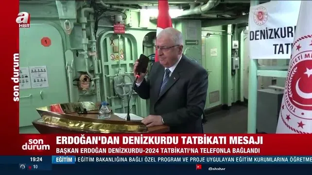 Başkan Erdoğan'dan Denizkurdu tatbikatı mesajı
