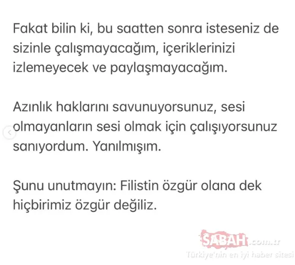 Alman DW Uzman Psikolog Zeynep Selvili’nin Filistin paylaşımlarını hazmedemedi: Belgesel projesinden çıkarttı!