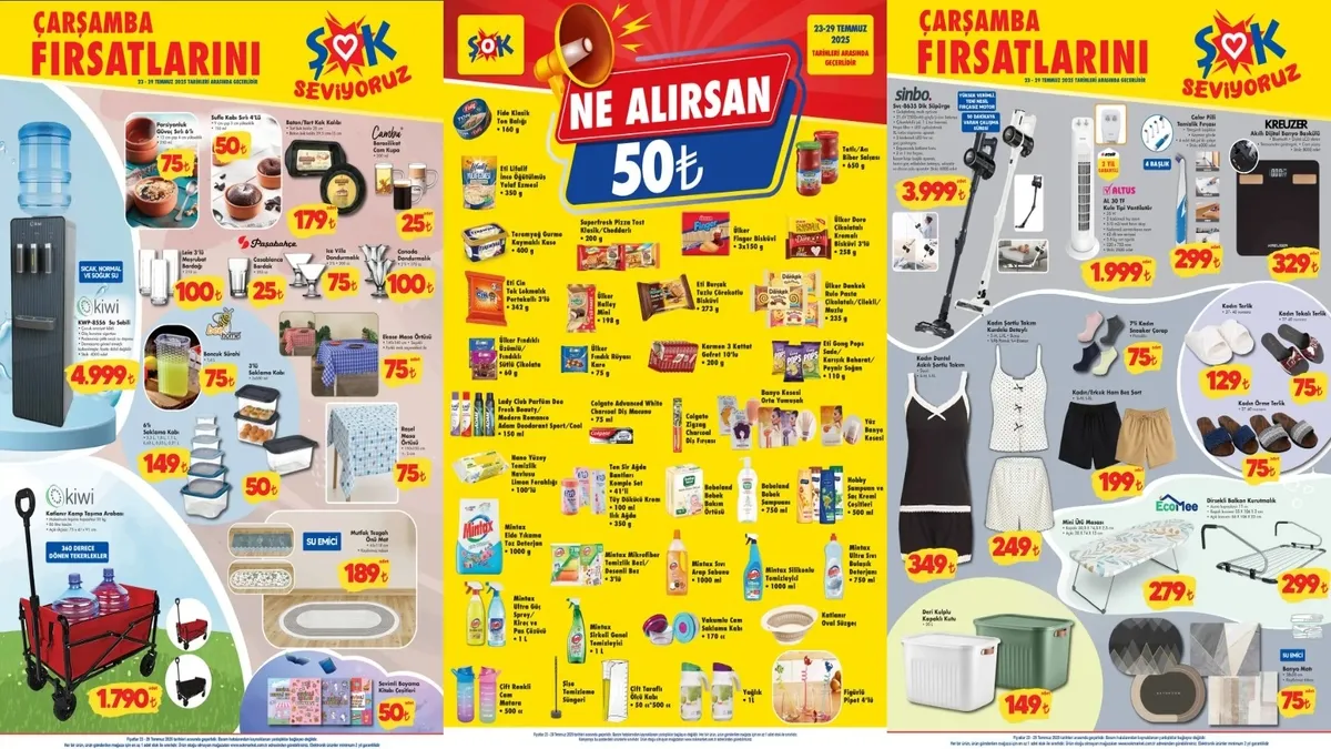 ŞOK'ta Fırsat Geçidi: 26-29 Temmuz Arası İndirimlerle Mini Yazıcı, Kamera ve Daha Fazlası!