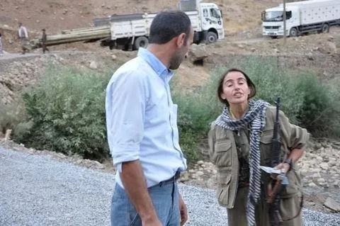 Kadın PKK'lının şoke eden görüntüsü