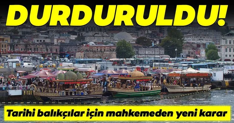 Son dakika: Eminönü’ndeki balıkçı teknesi davasında yeni karar!