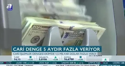 Cari denge 5 aydır fazla veriyor