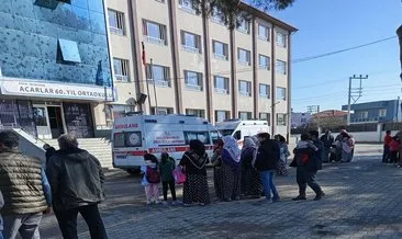 Aydın'da panik: 37 öğrenci hastaneye kaldırıldı! #aydin