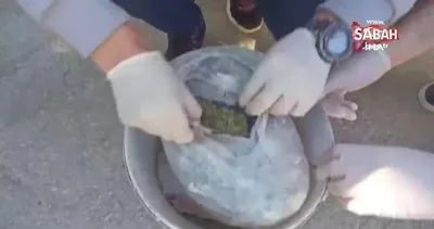 Edremit’te narkotik operasyonu: 2 bin 300 gram kubar esrar ele geçirildi | Video