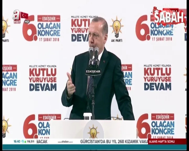 Cumhurbaşkanı Erdoğan'dan Eskişehir'de flaş açıklamalar