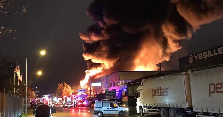 İzmit’te korkutan yangın!