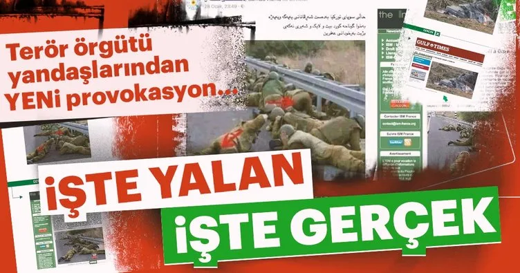 Terör örgütü yandaşlarından yeni provokasyon! İsrail askerlerini Türk askeri gibi göstermeye çalıştılar