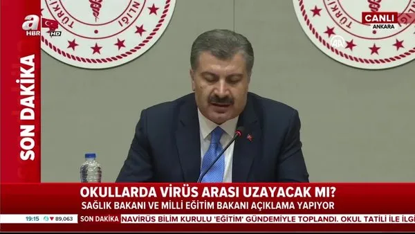 Resmi açıklama yapıldı. Okullara verilen ara 30 Nisan'a kadar uzatıldı | Video