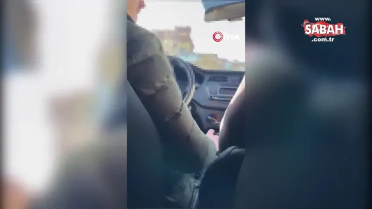 Üsküdar'da değnekçiye suçüstü kamerada