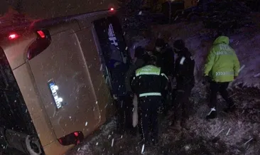 Kırıkkale’de otobüs kazası: 1 ölü 2 yaralı