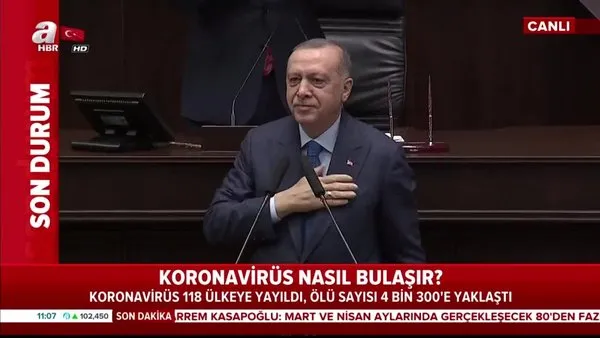 Cumhurbaşkanı Erdoğan'dan AK Parti Grup Toplantısı'dan önemli açıklamalar (11 Mart 2020 Çarşamba) | Video