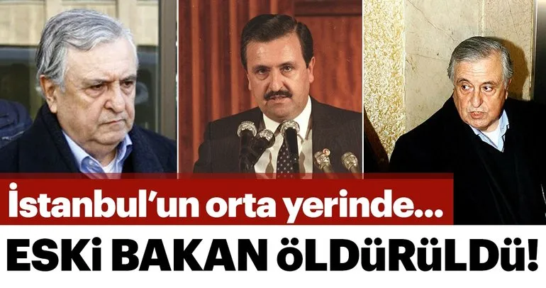 Eski Milli Savunma Bakanı Mehmet Ercan Vuralhan Sirkeci’de öldürüldü!