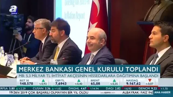 Merkez Bankası Genel Kurulu toplandı
