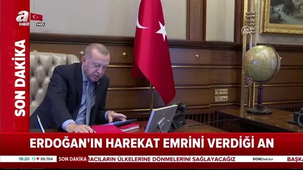 Başkan Erdoğan, harekat emrini böyle verdi!