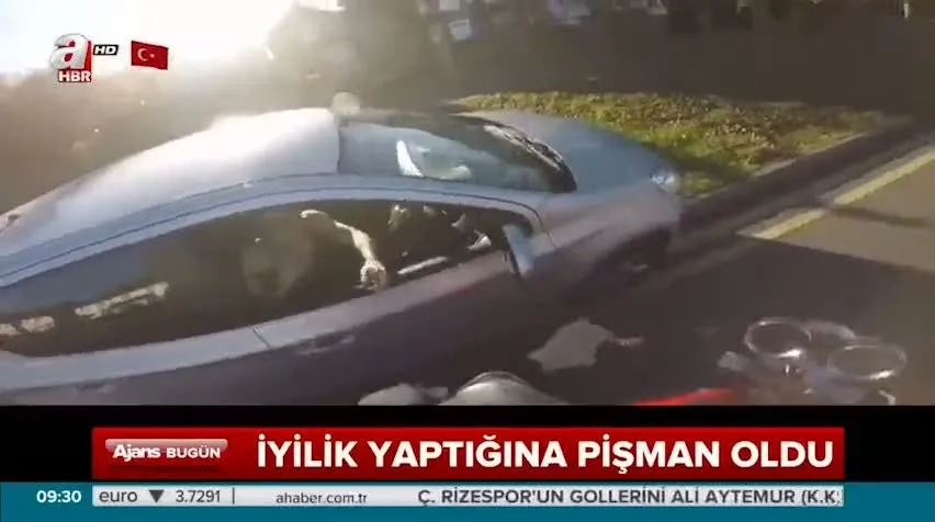 İyilik yaptığına pişman oldu