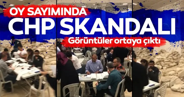 Yeniden oy sayımında CHP skandalı! Görüntüler ortaya çıktı!