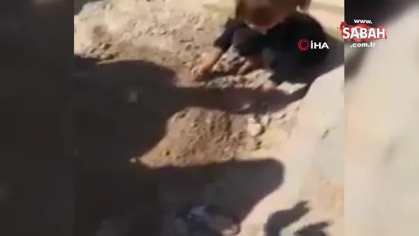 Annesi öldürülen Yemenli çocuğun yürek yakan feryadı | Video