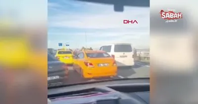 Arnavutköy’de otomobille taksi çarpıştı: 1 ölü
