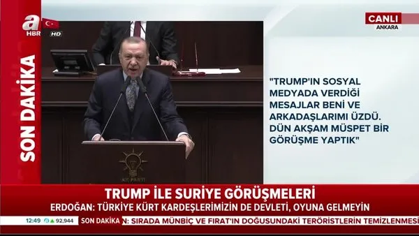 Cumhurbaşkanı Erdoğan'dan AK Parti Grup Toplantısı'nda önemli açıklamalarda bulundu