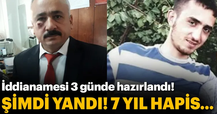 Mübaşire kafa atan sanığa jet iddianame