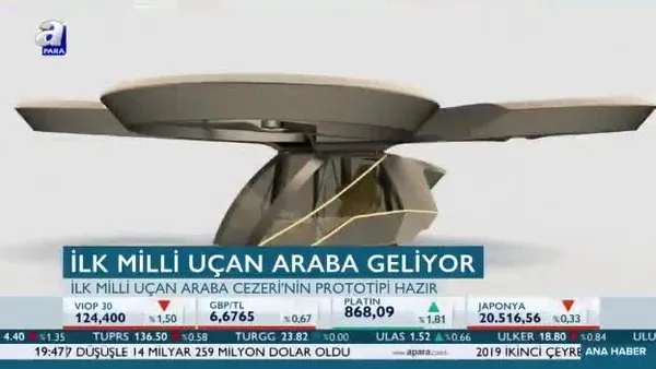 İlk milli uçan araba geliyor