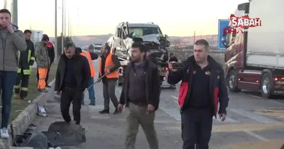 Afyonkarahisar’da 4 aracın karıştığı zincirleme kaza: 10 yaralı | Video