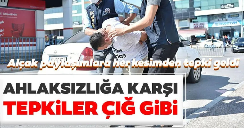 Ahlaksızlığa karşı öfke çığ gibi!