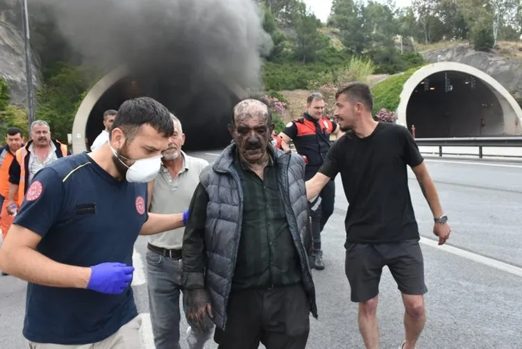 İzmir’de korku dolu anlar! Bir anda dumanların arasından belirdi!